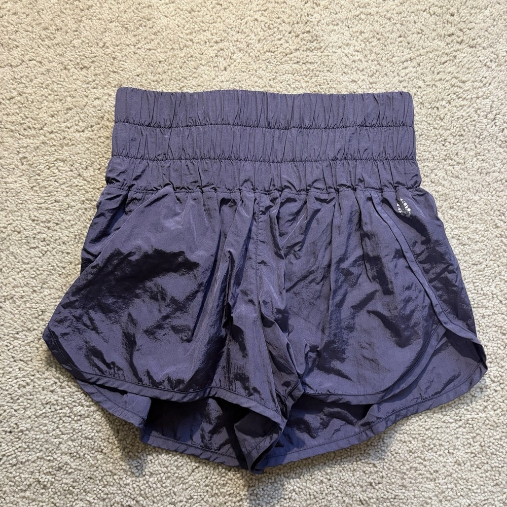 Free People Movement The Way Home Shorts Small Purple Lined
